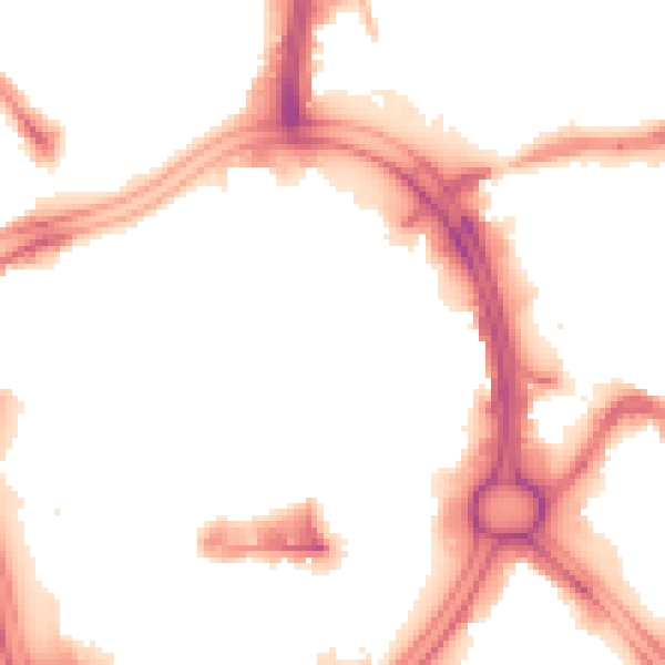 Night-time road noise heatmap for WV1 1HL