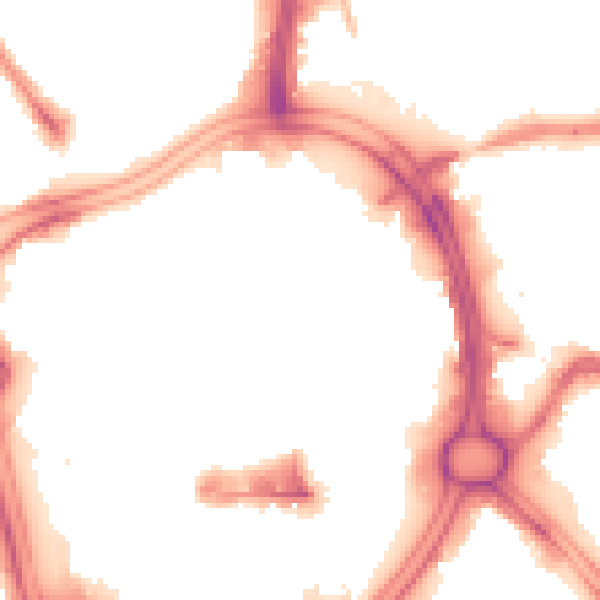 Night-time road noise heatmap for WV1 1HN