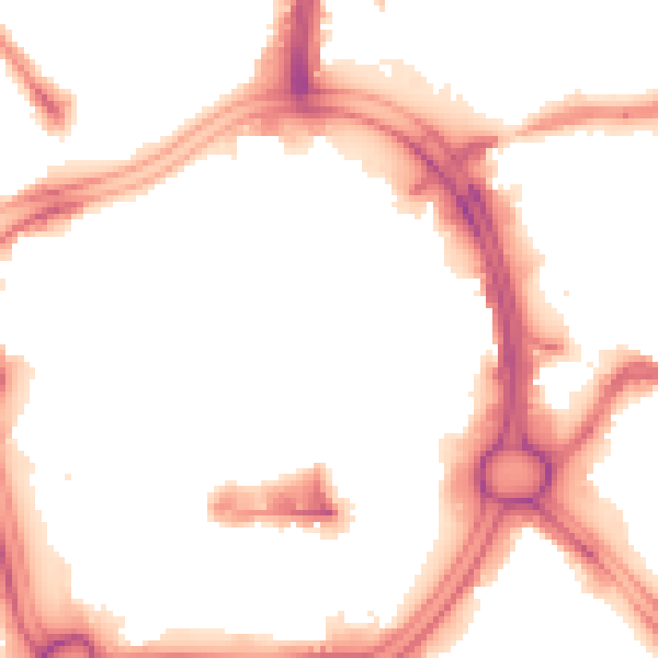 Night-time road noise heatmap for WV1 1HQ