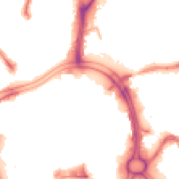 Night-time road noise heatmap for WV1 1JS
