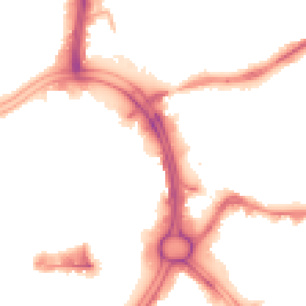 Night-time road noise heatmap for WV1 1LH