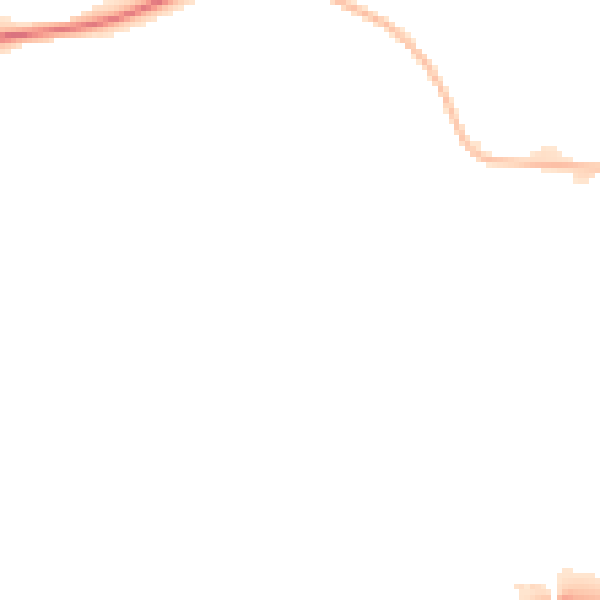 Night-time road noise heatmap for WV1 2AS