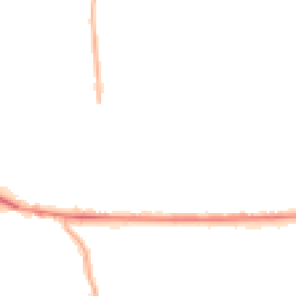 Night-time road noise heatmap for WV1 2LG
