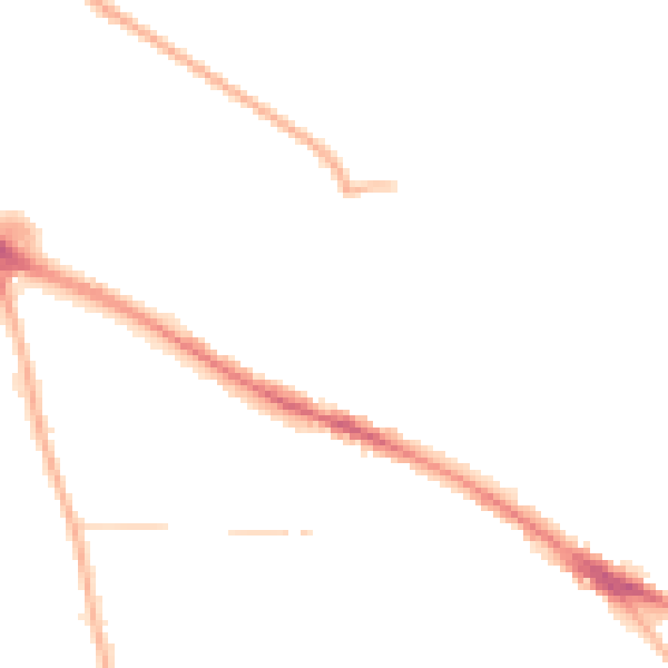 Night-time road noise heatmap for WV1 2TA