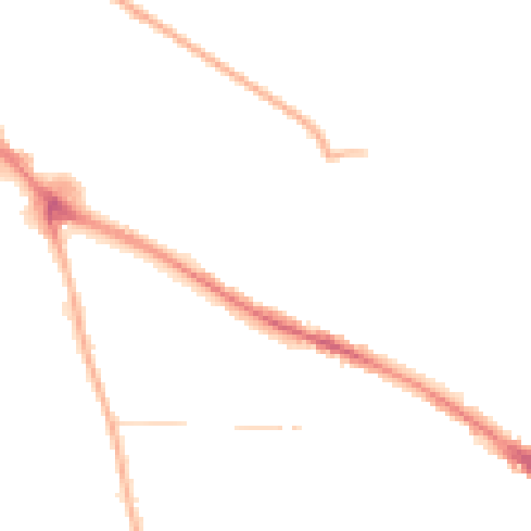 Night-time road noise heatmap for WV1 2TB