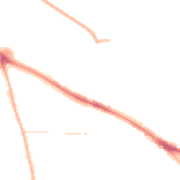 Night-time road noise heatmap for WV1 2UJ