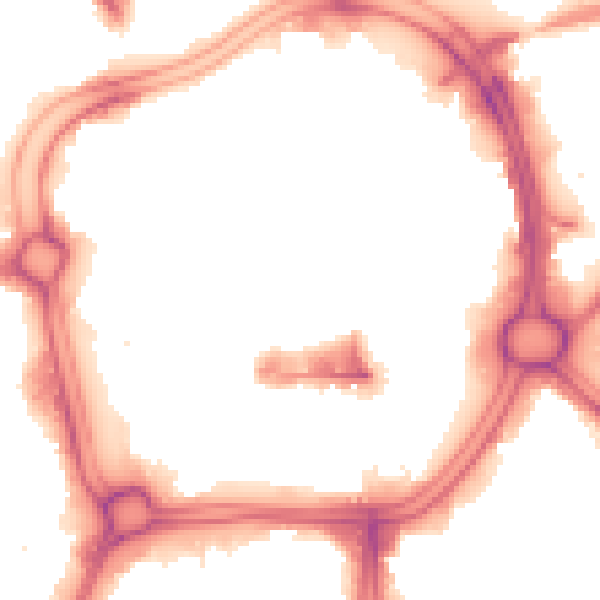 Night-time road noise heatmap for WV1 3ET