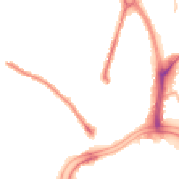 Night-time road noise heatmap for WV1 4AN