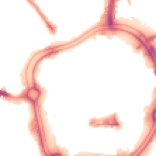 Night-time road noise heatmap for WV1 4HJ