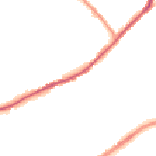 Night-time road noise heatmap for WV10 0AL