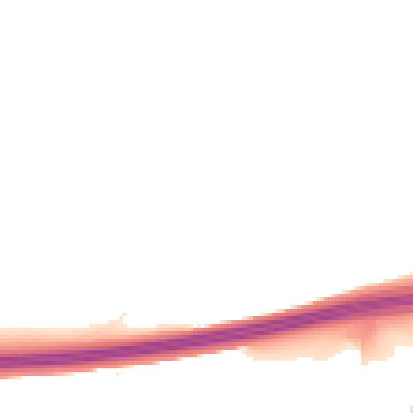 Night-time road noise heatmap for WV10 7BL
