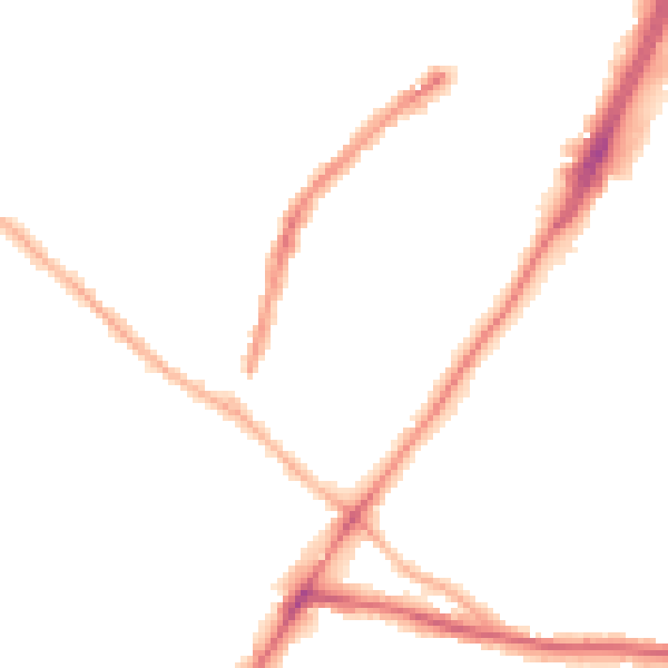 Night-time road noise heatmap for WV3 0AA
