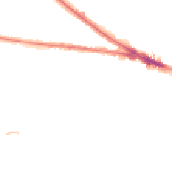 Night-time road noise heatmap for WV3 0AD