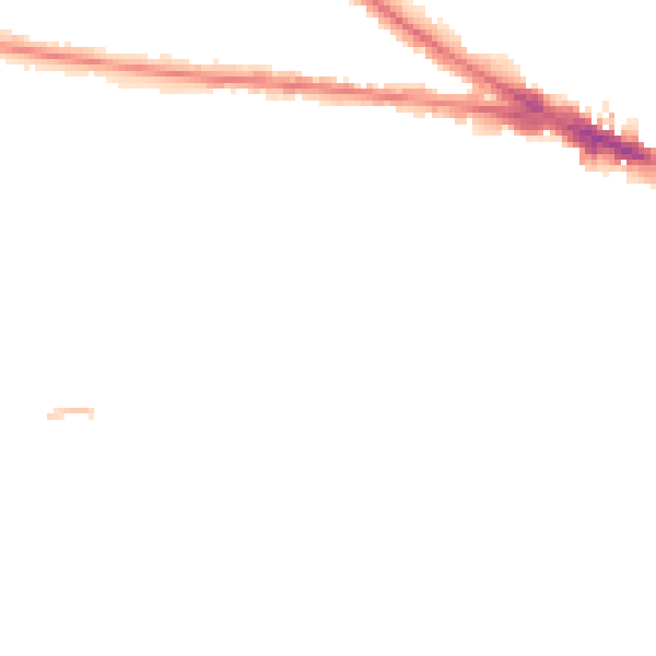 Night-time road noise heatmap for WV3 0AF
