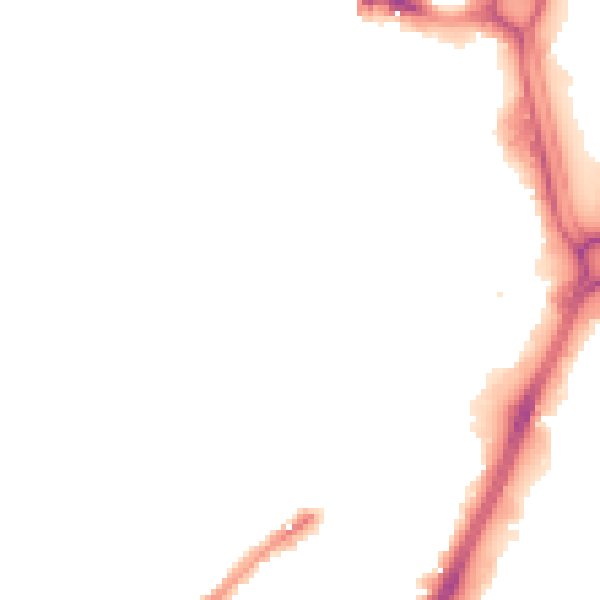 Night-time road noise heatmap for WV3 0BN
