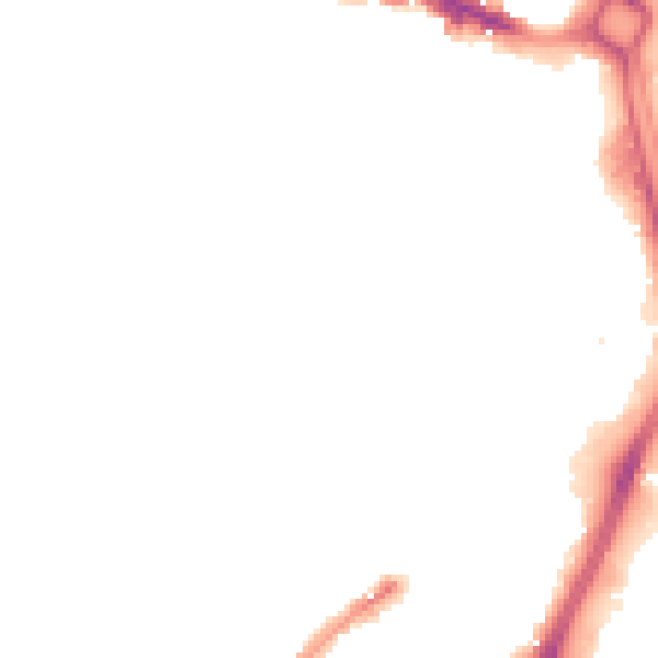Night-time road noise heatmap for WV3 0BZ