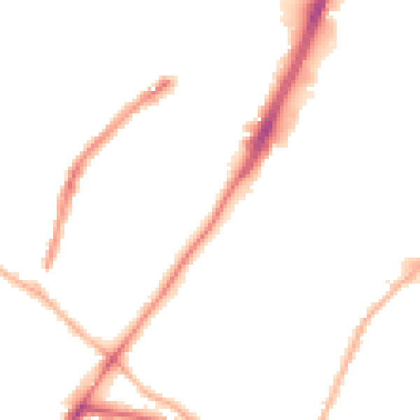 Night-time road noise heatmap for WV3 0EE