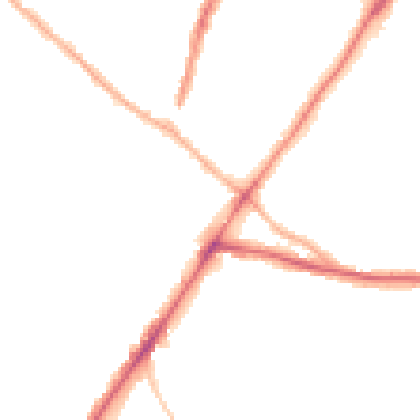 Night-time road noise heatmap for WV3 0EN