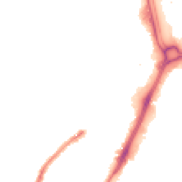 Night-time road noise heatmap for WV3 0HB