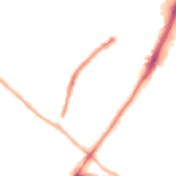 Night-time road noise heatmap for WV3 0LP