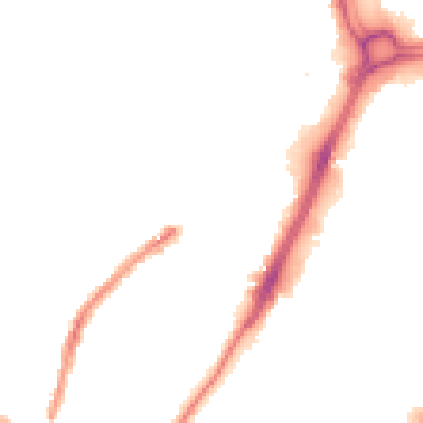Night-time road noise heatmap for WV3 0LU