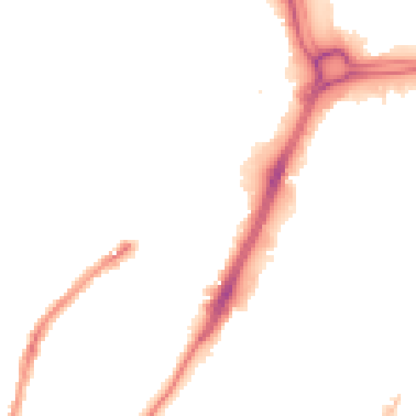 Night-time road noise heatmap for WV3 0LX