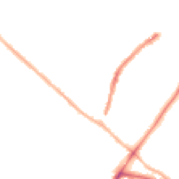 Night-time road noise heatmap for WV3 7AH