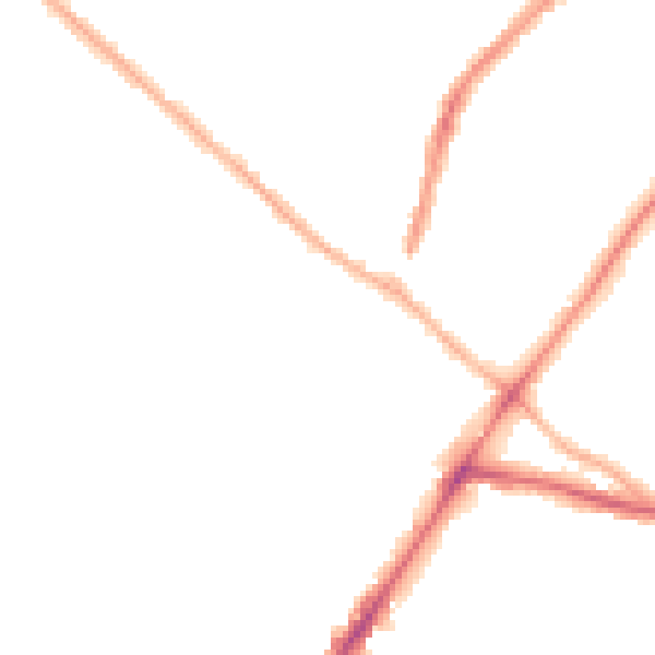 Night-time road noise heatmap for WV3 7DW