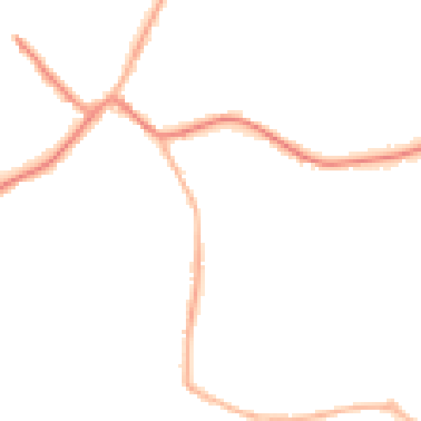 Night-time road noise heatmap for WV3 9DQ
