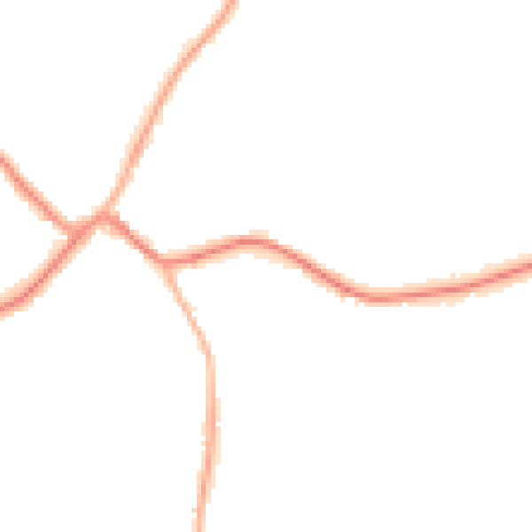 Night-time road noise heatmap for WV3 9EA