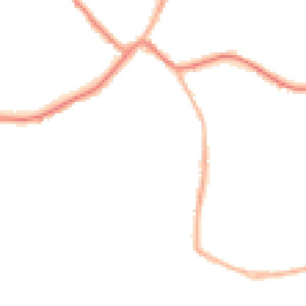 Night-time road noise heatmap for WV3 9HQ