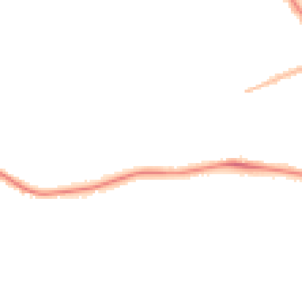 Night-time road noise heatmap for WV3 9JW
