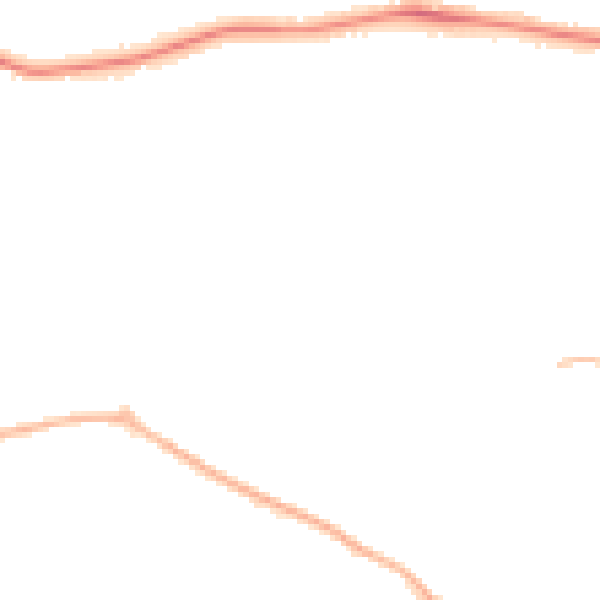 Night-time road noise heatmap for WV3 9LP