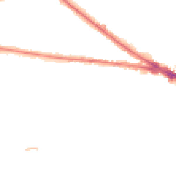 Night-time road noise heatmap for WV3 9QX
