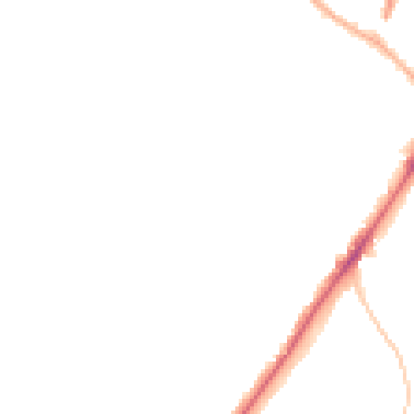 Night-time road noise heatmap for WV4 4AN
