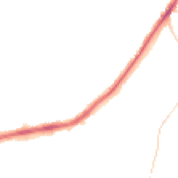 Night-time road noise heatmap for WV4 4DD