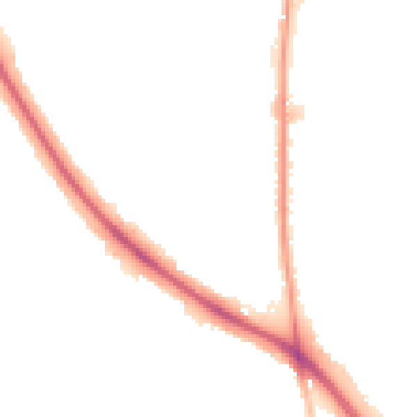 Night-time road noise heatmap for WV4 6DB