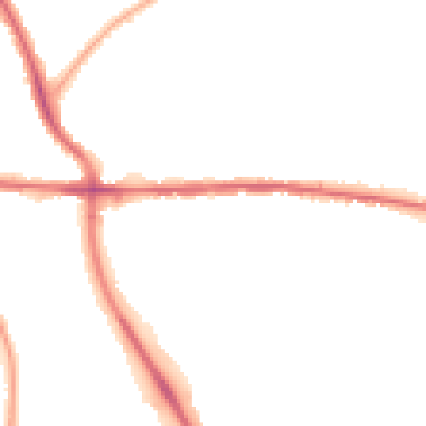 Night-time road noise heatmap for WV4 6HE
