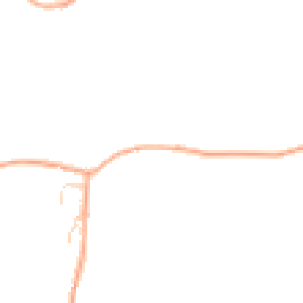Daytime road noise heatmap for WV6 7JH