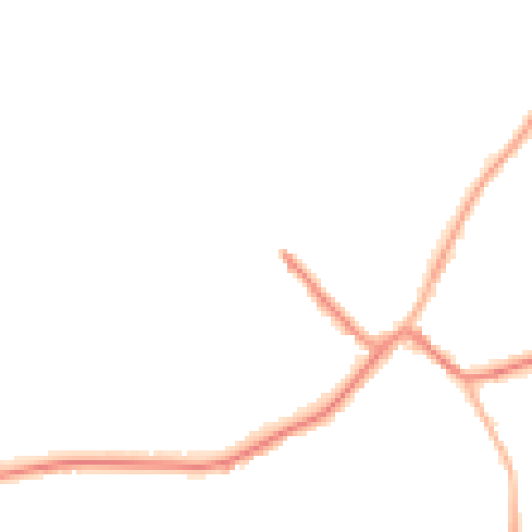 Night-time road noise heatmap for WV6 8AS