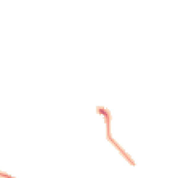 Night-time road noise heatmap for WV6 9EB