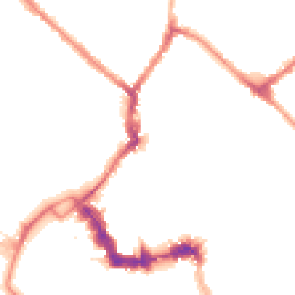 Night-time road noise heatmap for YO1 8QU