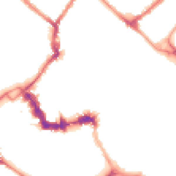 Night-time road noise heatmap for YO1 8RL