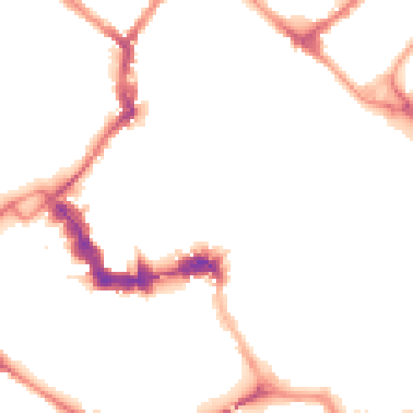 Night-time road noise heatmap for YO1 8SQ