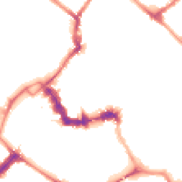 Night-time road noise heatmap for YO1 9QL