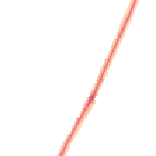 Night-time road noise heatmap for YO24 1JG
