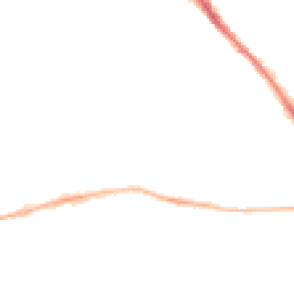 Night-time road noise heatmap for YO26 4LS