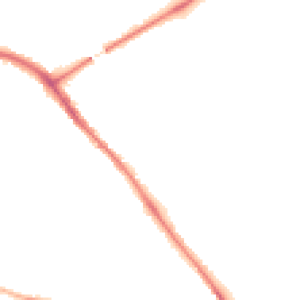 Night-time road noise heatmap for YO26 4QN