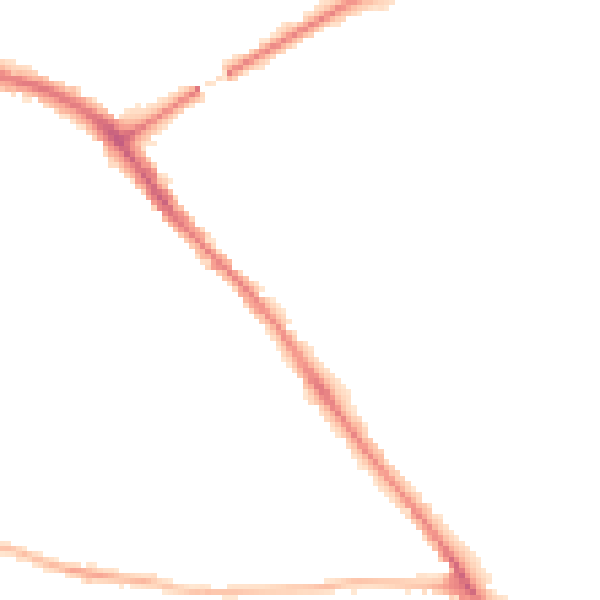 Night-time road noise heatmap for YO26 4QR