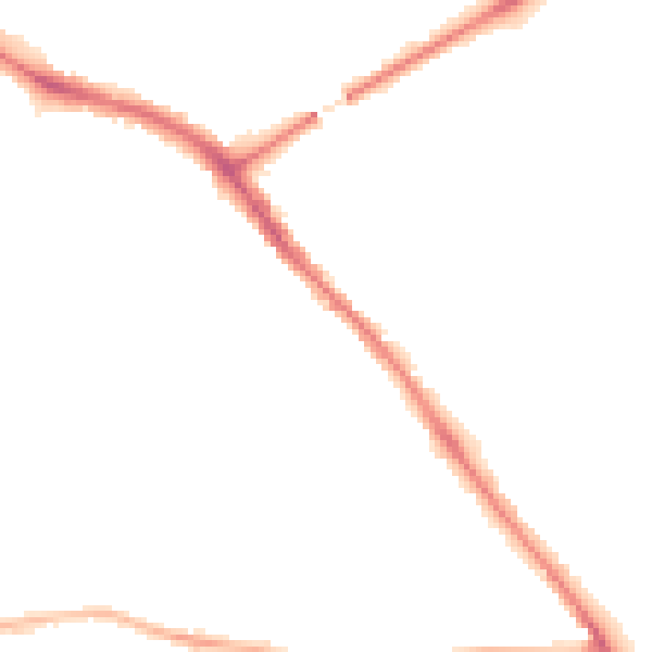 Night-time road noise heatmap for YO26 4RE